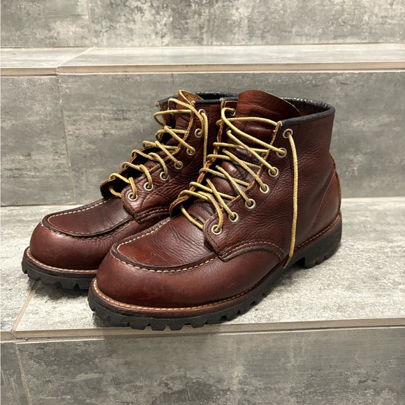 Red Wing 8146 Roughneck 6-Inch Leather Boots Heritage Made in USA Mens 9D